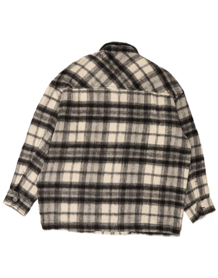 Zara Γυναικείο μπουφάν μπουφάν UK 10 Small Grey Check