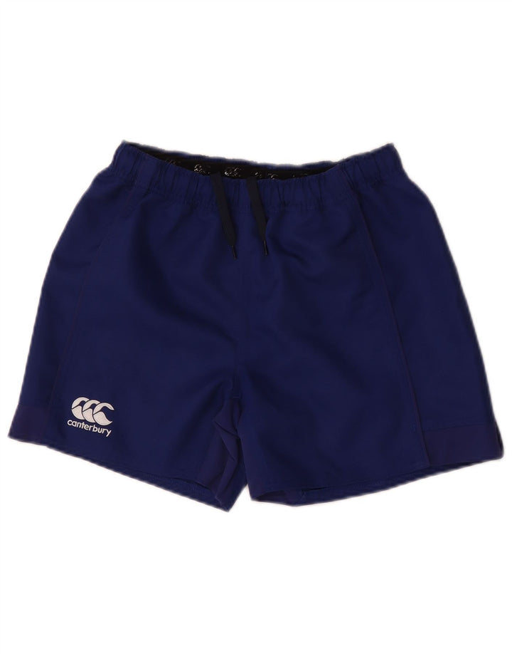 Canterbury Boys Sport Short 13-14 Years Navy Blue Polyester