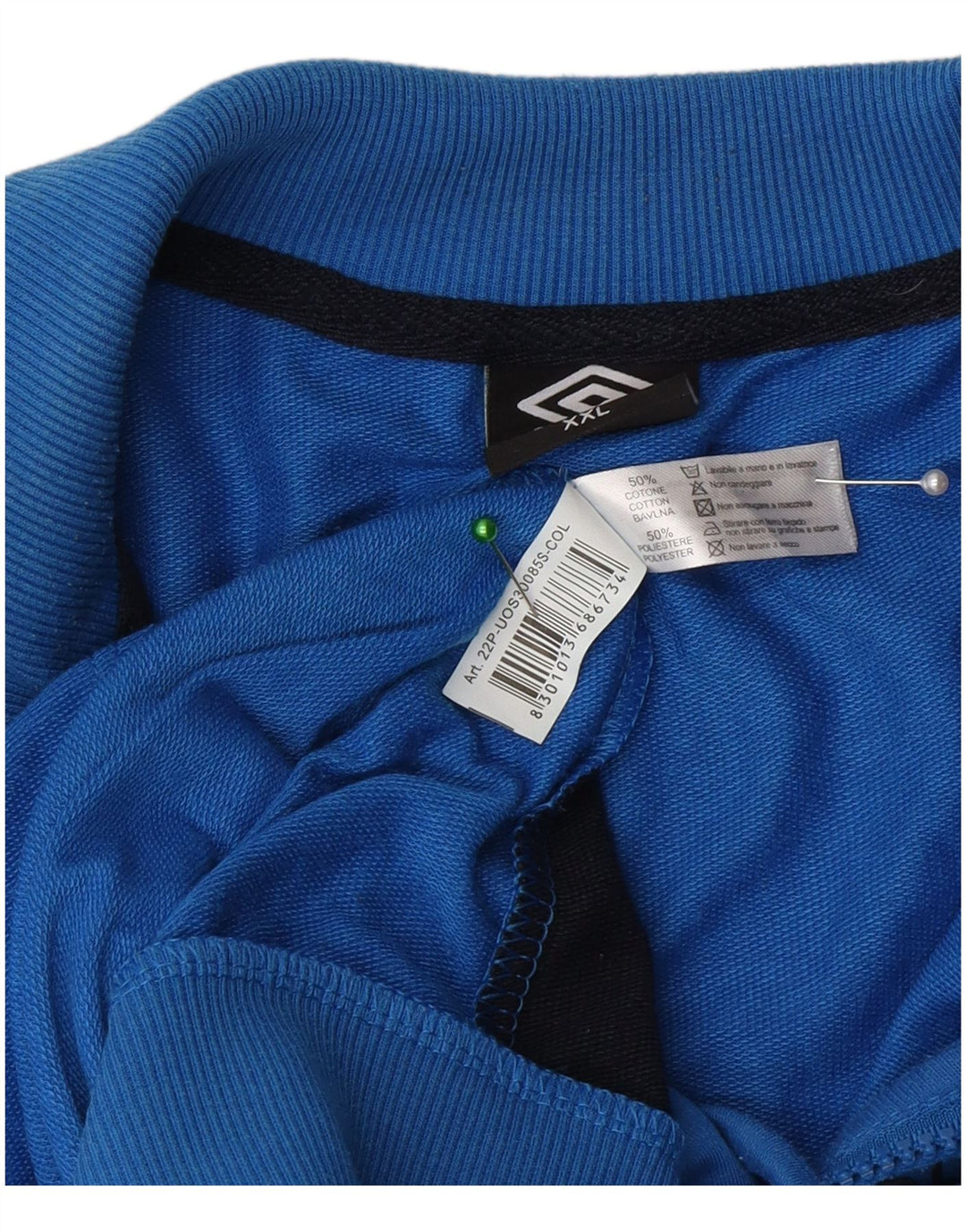 Ανδρική φόρμα Umbro Graphic Top Jacket 2XL Blue Colourblock Cotton