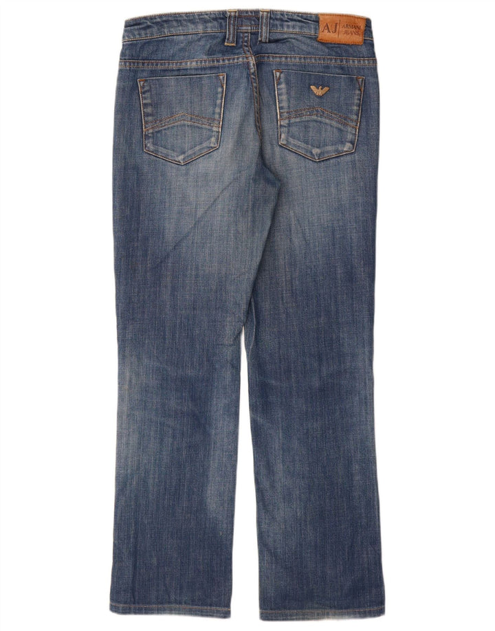 ARMANI Γυναικείο Indigo Straight Jeans W27 L28 Blue Cotton