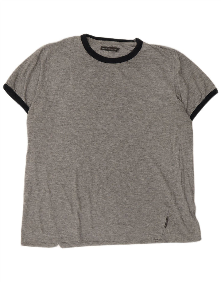 Ανδρικό T-Shirt French Connection Top XL Γκρι βαμβακερό