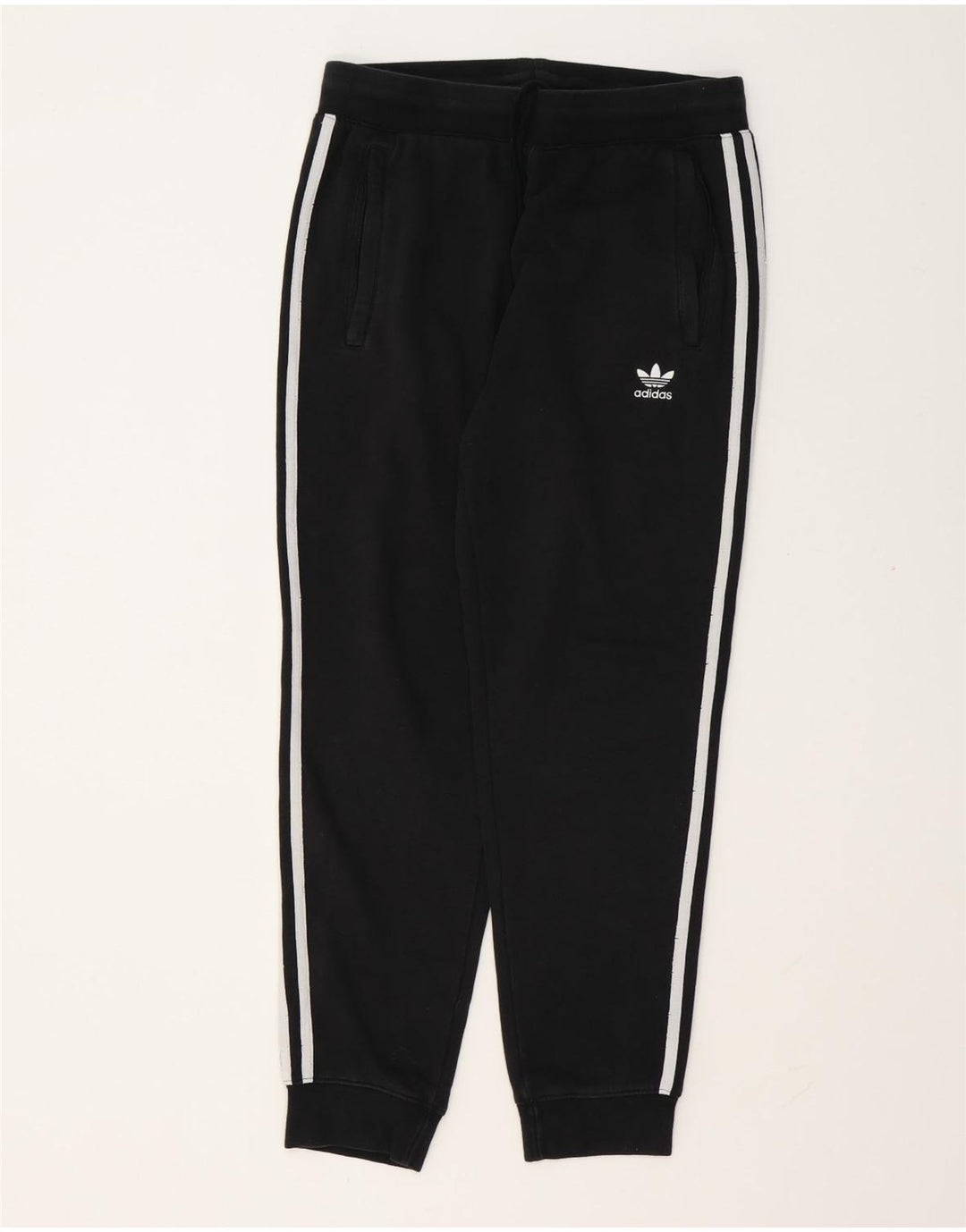 Ανδρική φόρμα Adidas Παντελόνι Joggers Μεσαίο μαύρο βαμβακερό