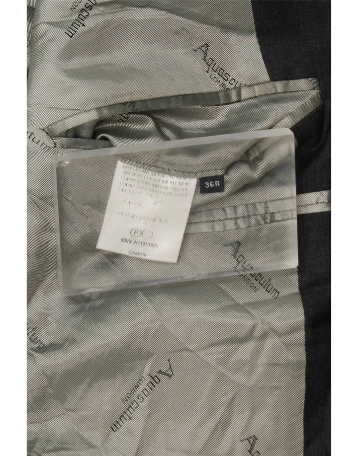 Aquascutum Ανδρικό σακάκι με 2 κουμπιά UK 36 Γκρι μαλλί