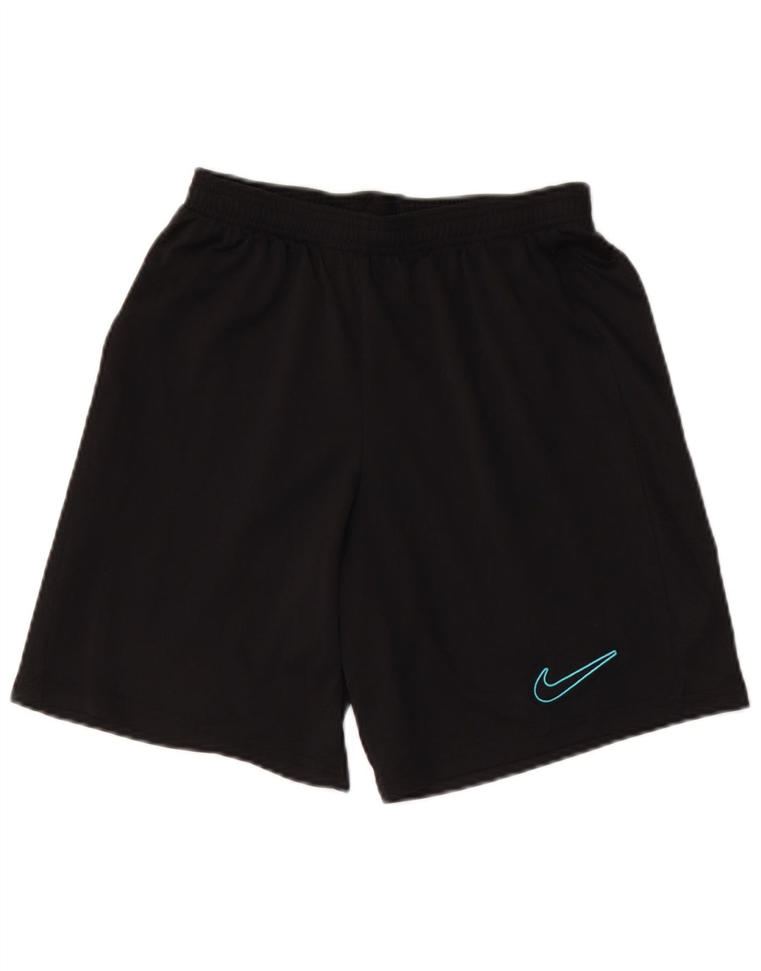 Λεπτό αθλητικό σορτς Nike Boys Dri Fit 10-11 ετών Μεσαίο μαύρο πολυεστέρα