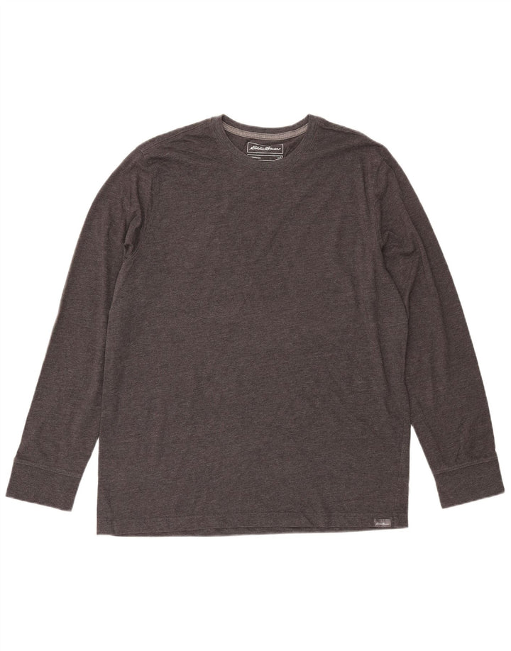 EDDIE BAUER Ανδρικό τοπ μακρυμάνικο μεγάλο γκρι βαμβακερό