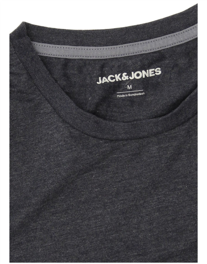 Jack & Jones Ανδρικό T-Shirt Top από μεσαίο ναυτικό μπλε βαμβακερό