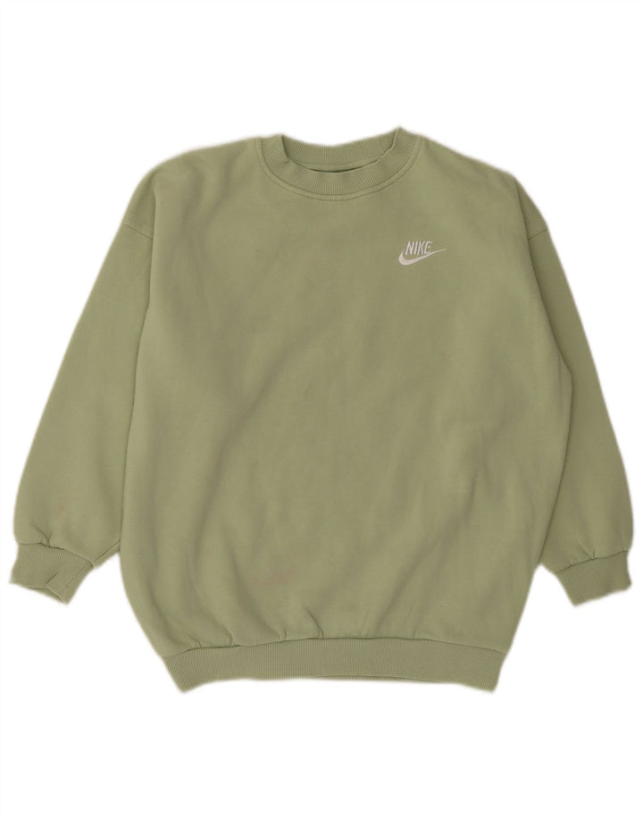 Κοριτσίστικα φούτερ Nike Jumper 10-11 ετών Μεσαίο πράσινο βαμβακερό