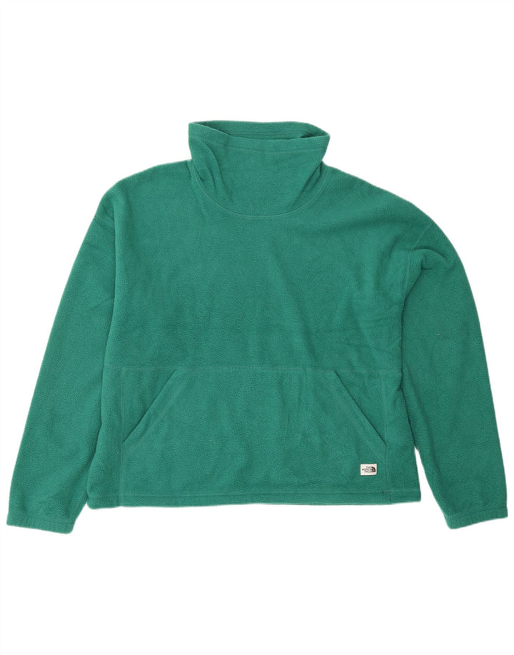 THE NORTH FACE Γυναικείο Fleece Jumper UK 14 Medium Green Polyester