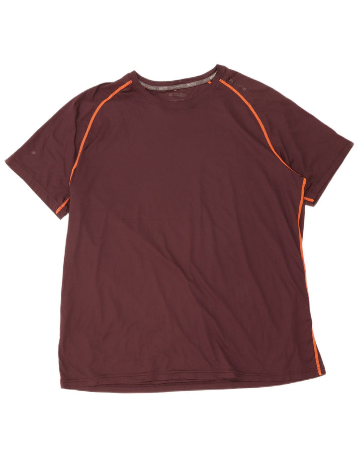 Ανδρικό T-Shirt Mountain Warehouse Top XL Maroon Polyester