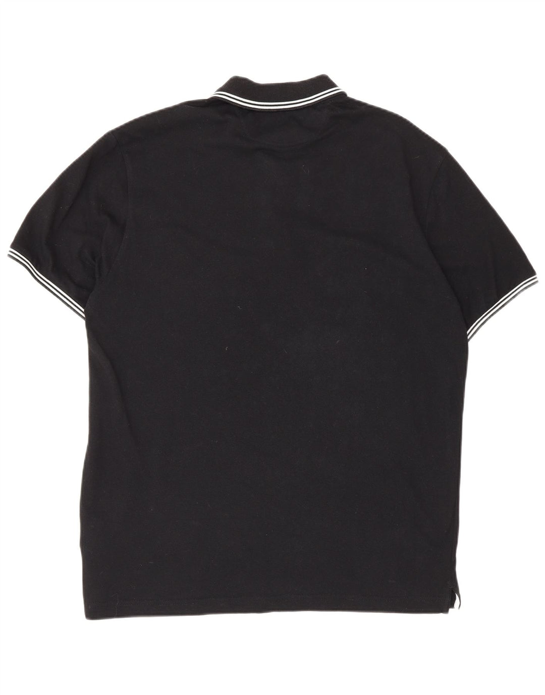 Champion Mens Easy Fit Polo πουκάμισο μεγάλο μαύρο βαμβακερό