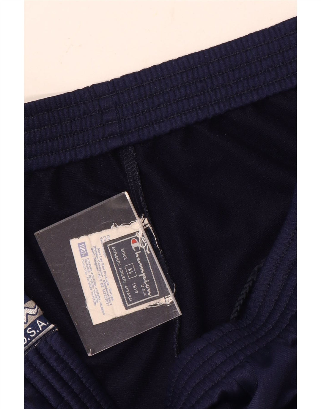 Champion Ανδρικές φόρμες γραφικών παντελόνι XL Navy Blue Polyester