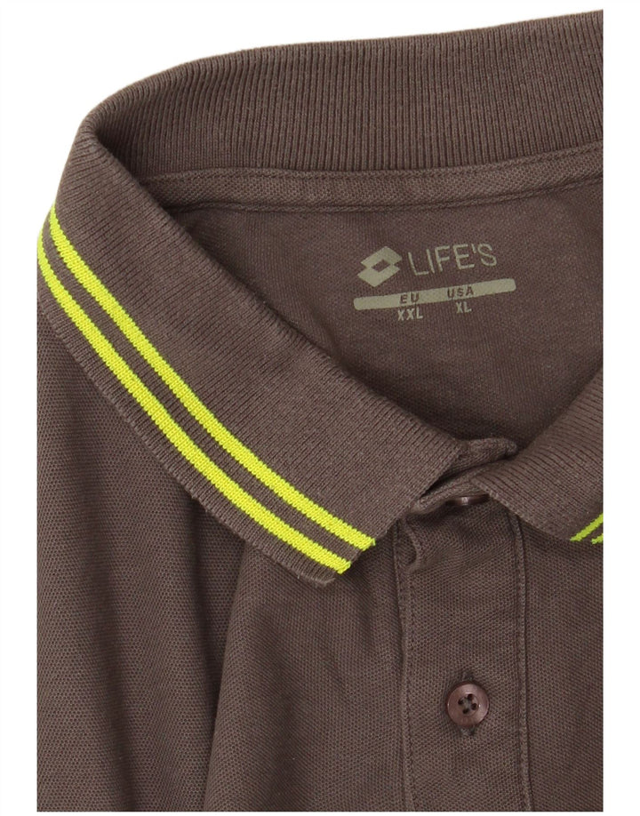 Lotto Ανδρικό Πόλο Μπλουζάκι XL Γκρι