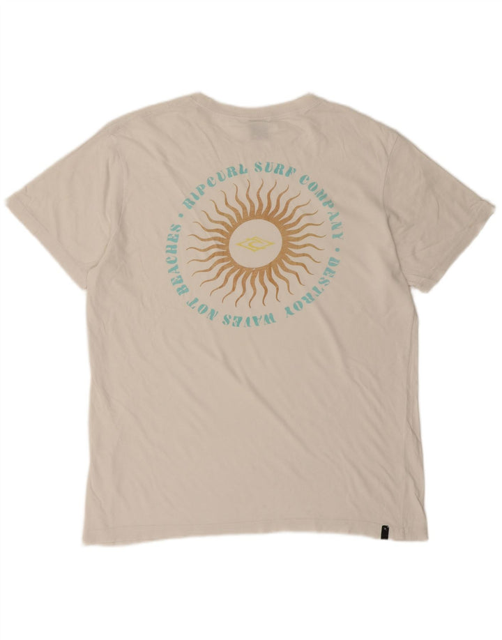 Ανδρικό γραφικό μπλουζάκι Rip Curl Top Medium White
