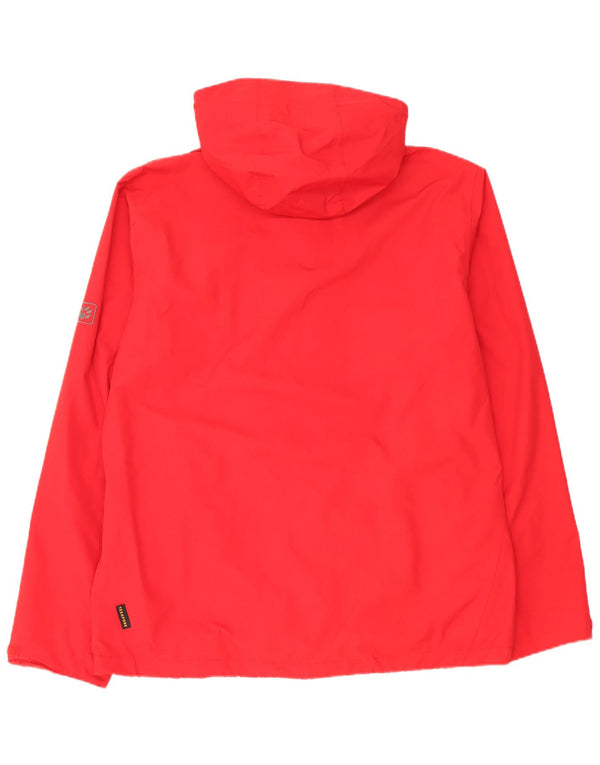 Jack Wolfskin Ανδρικό μπουφάν βροχής με κουκούλα UK 40/42 μεγάλο κόκκινο νάιλον