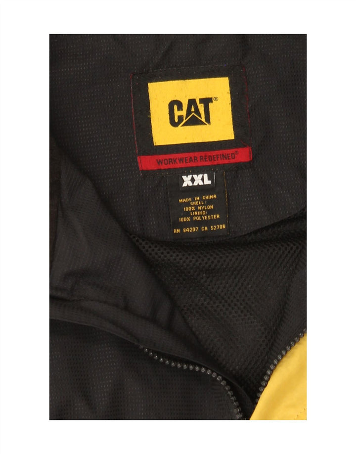 CAT Ανδρικό μπουφάν βροχής UK 44 2XL μαύρο νάιλον