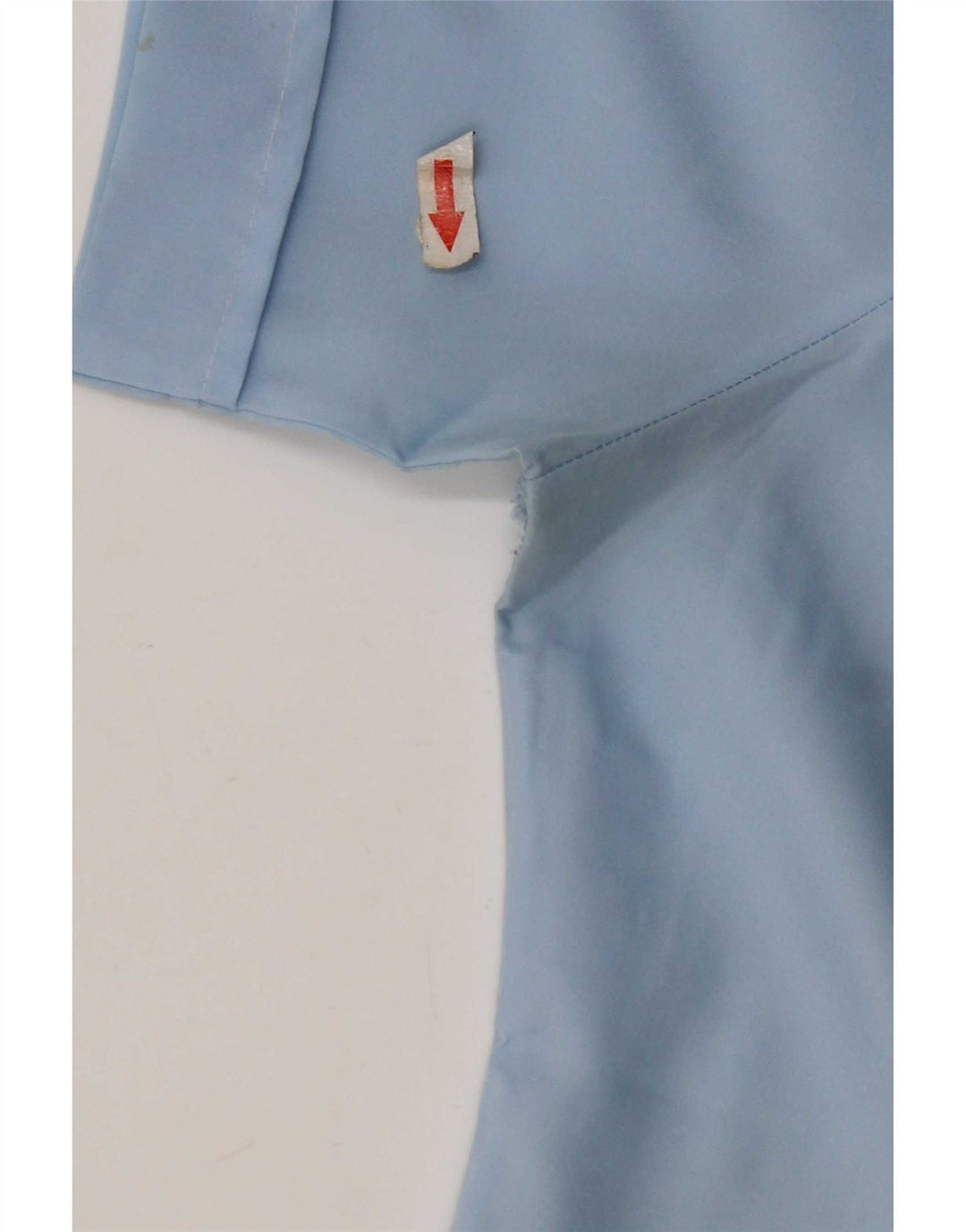 Vintage γυναικείο κοντομάνικο μπλούζα UK 14 Medium Blue Polyester
