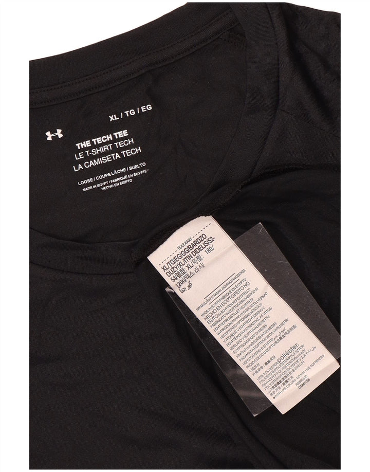 Ανδρικό T-Shirt UNDER Armour Top XL Μαύρο πολυεστέρα