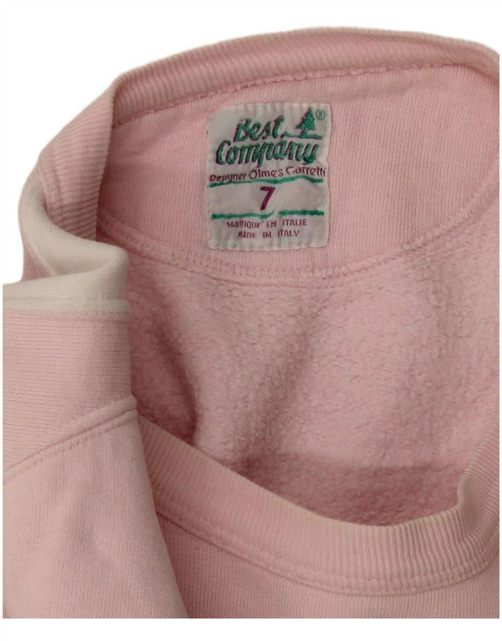 Best Company Γυναικείο Φούτερ Crop Jumper UK 14 Medium Pink