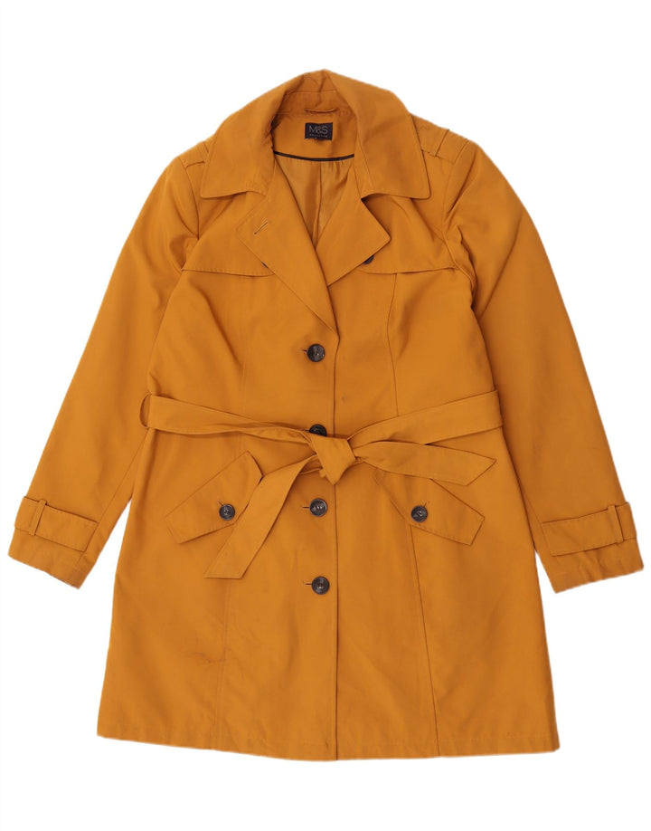 Marks & Spencer Ανδρική καμπαρντίνα UK 16 Large Orange Polyester