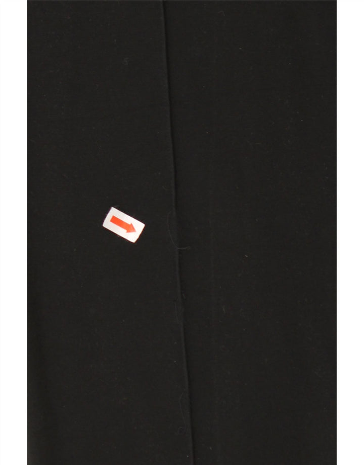 Γυναικείο φθηνό και κομψό καθημερινό παντελόνι MOSCHINO UK 12 Medium W32 L29 Μαύρο