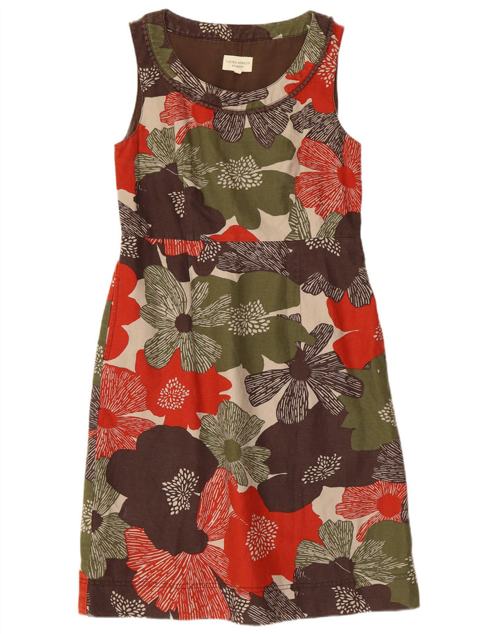LAURA ASHLEY Γυναικείο φόρεμα Weekend Sheath UK 12 Medium πολύχρωμο