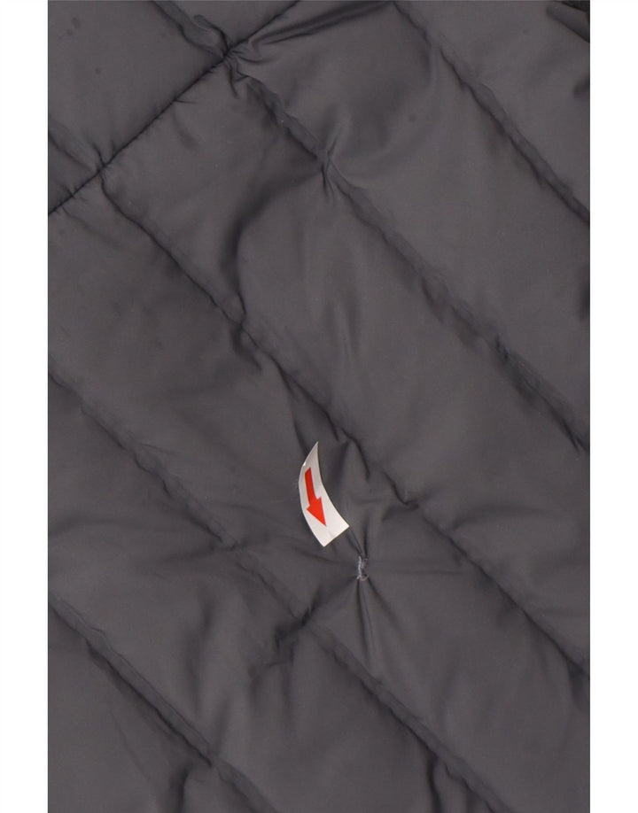 Ανδρικό μπουφάν με κουκούλα ADIDAS UK 38 Medium Grey Polyester