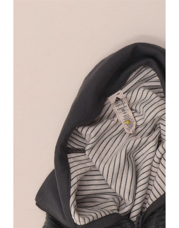 Γυναικεία αθλητική φόρμα Adidas Climalite πουλόβερ Top UK 12/14 Medium Grey