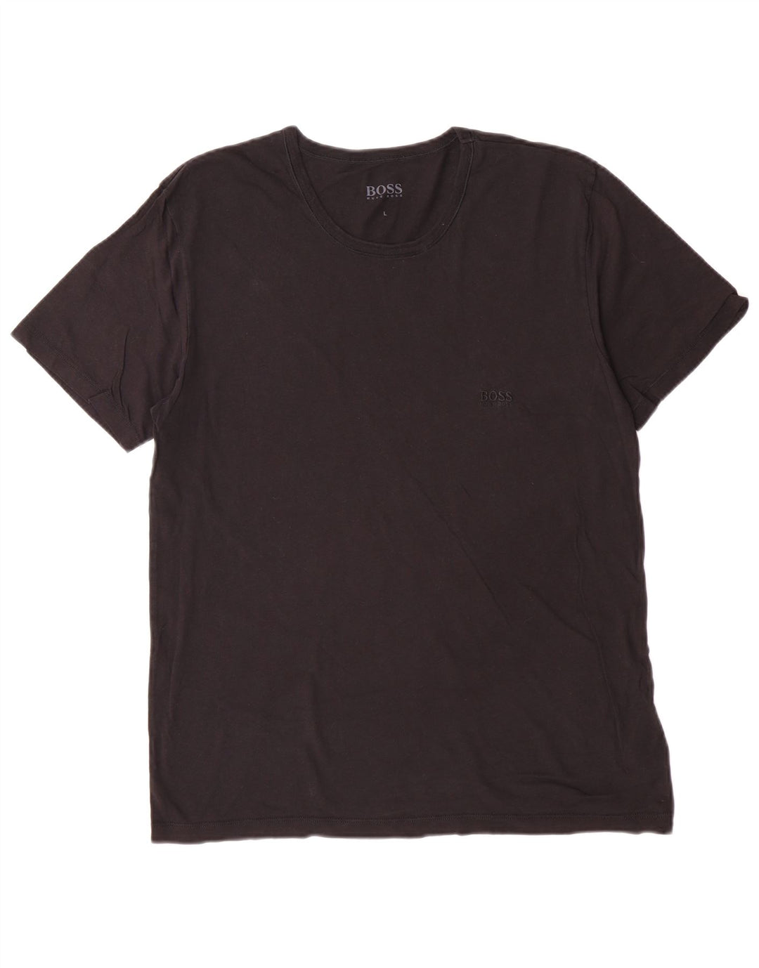 Ανδρικό T-Shirt Hugo Boss Top μεγάλο μαύρο βαμβακερό