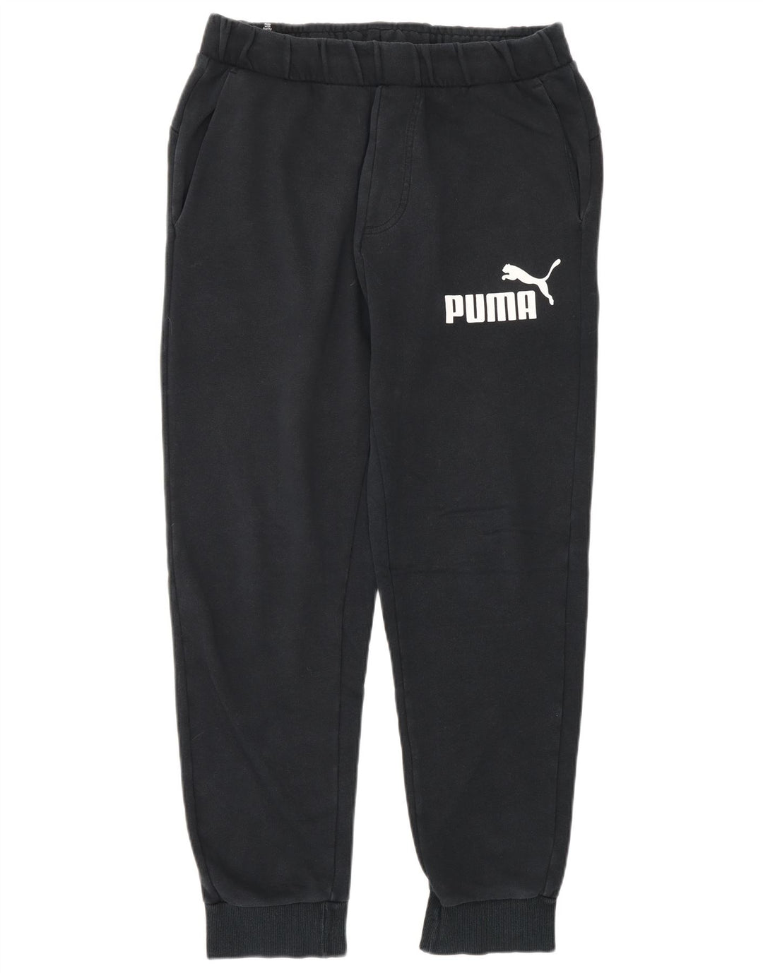 PUMA Mens Graphic Tracksuit Trousers Joggers Medium  Black