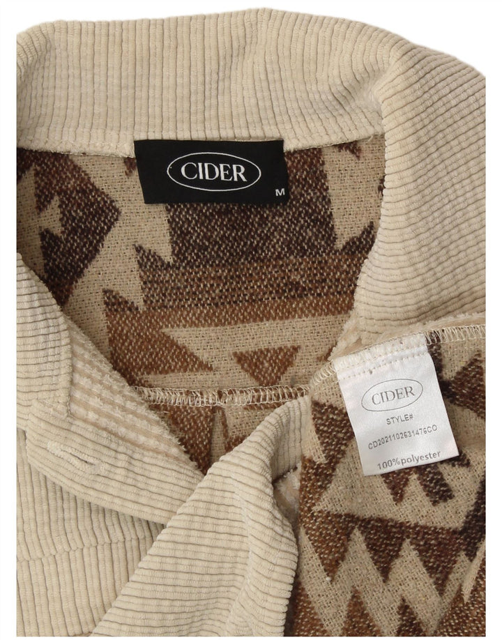 Γυναικείο πουκάμισο CIDER UK 14 Medium Beige Geometric Polyester Aztec