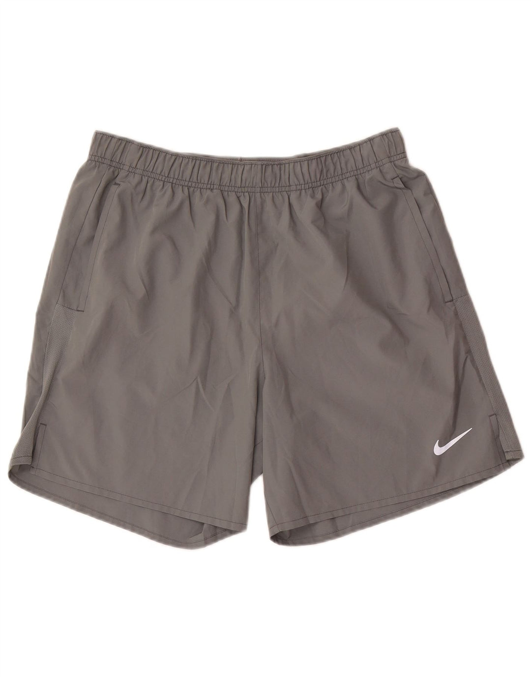 Ανδρικό αθλητικό σορτς Nike Dri Fit με μεγάλο γκρι πολυεστέρα