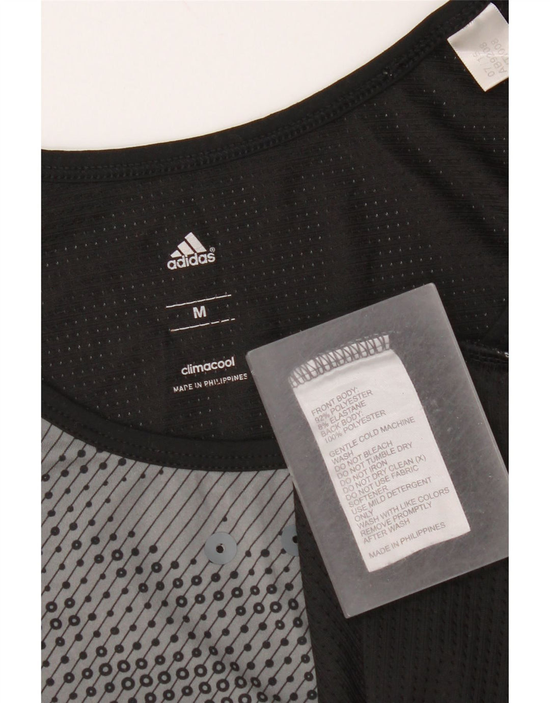 Adidas Ανδρικό γιλέκο Climacool Top Medium μαύρο ριγέ πολυεστέρας