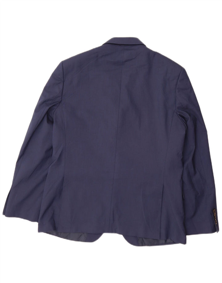 Marks & Spencer Ανδρικό μπλέιζερ με 2 κουμπιά μπουφάν UK 42 Large Navy Blue Polyester