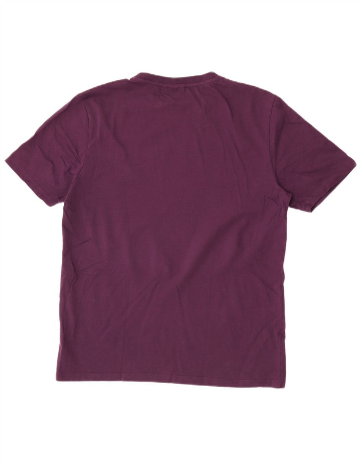 Ανδρικό T-Shirt Ellesse Top Medium Purple Βαμβακερό