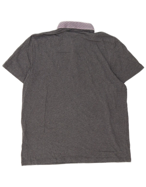 Ted Baker Ανδρικό πουκάμισο Polo Size 4 Large Grey