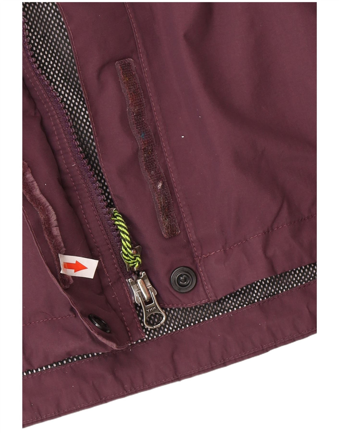 The North Face γυναικείο μπουφάν βροχής με κουκούλα UK 14 Medium Purple Nylon