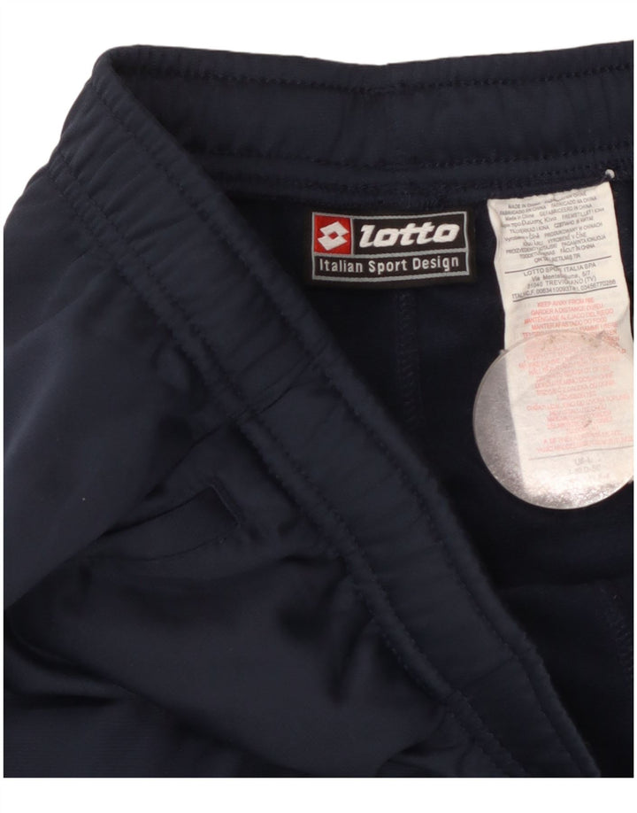 Ανδρική αθλητική φόρμα Lotto Graphic Παντελόνι Μεγάλο Navy Blue Polyester