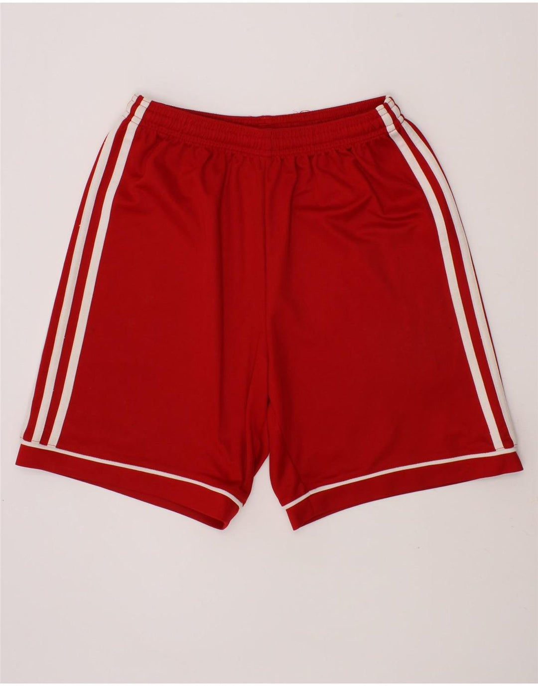 ADIDAS Boys Climacool Sport Shorts 13-14 Years Red Polyester Vintage Adidas and Second-Hand Adidas from Messina Hembry 