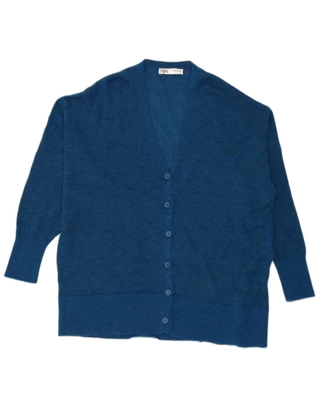 Zara Γυναικείο πουλόβερ με ζακέτα UK 14 Medium Blue
