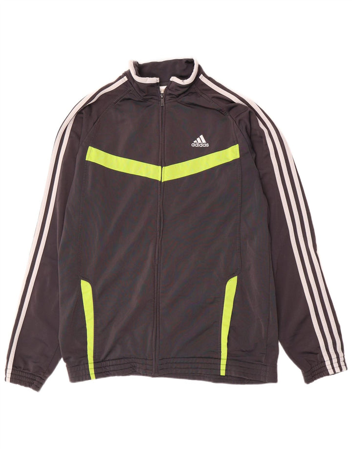 Ανδρική φόρμα ADIDAS Μπουφάν μεσαίου γκρι χρώματος