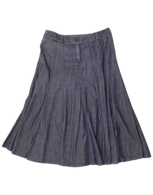 Marks & Spencer Γυναικεία τζιν φούστα A-Line UK 14 Μεγάλη W32 Μπλε βαμβακερή