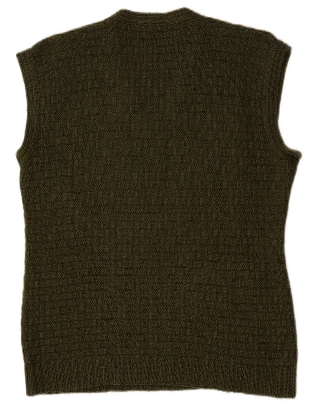 VINTAGE Γυναικείο Γιλέκο Tank Top UK 14 Medium Green