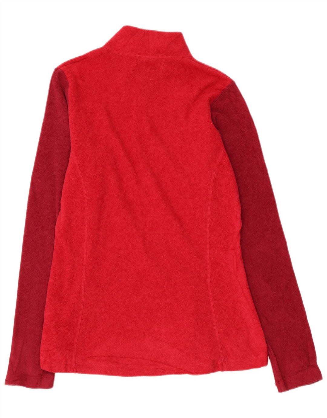 HELLY HANSEN Womens Regular Fit Fleece Jumper UK 14 Medium Red Colourblock