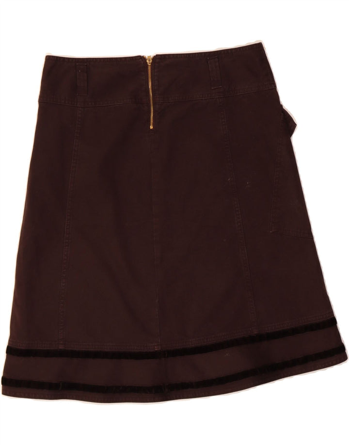 BENETTON Womens Denim Skirt IT 44 Medium W32 Brown Cotton Vintage Benetton and Second-Hand Benetton from Messina Hembry 