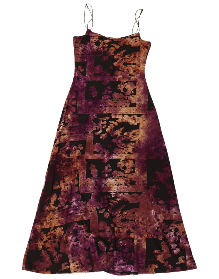 Desigual Γυναικείο Αμάνικο Maxi Φόρεμα UK 8 Μικρό πολύχρωμο συνονθύλευμα