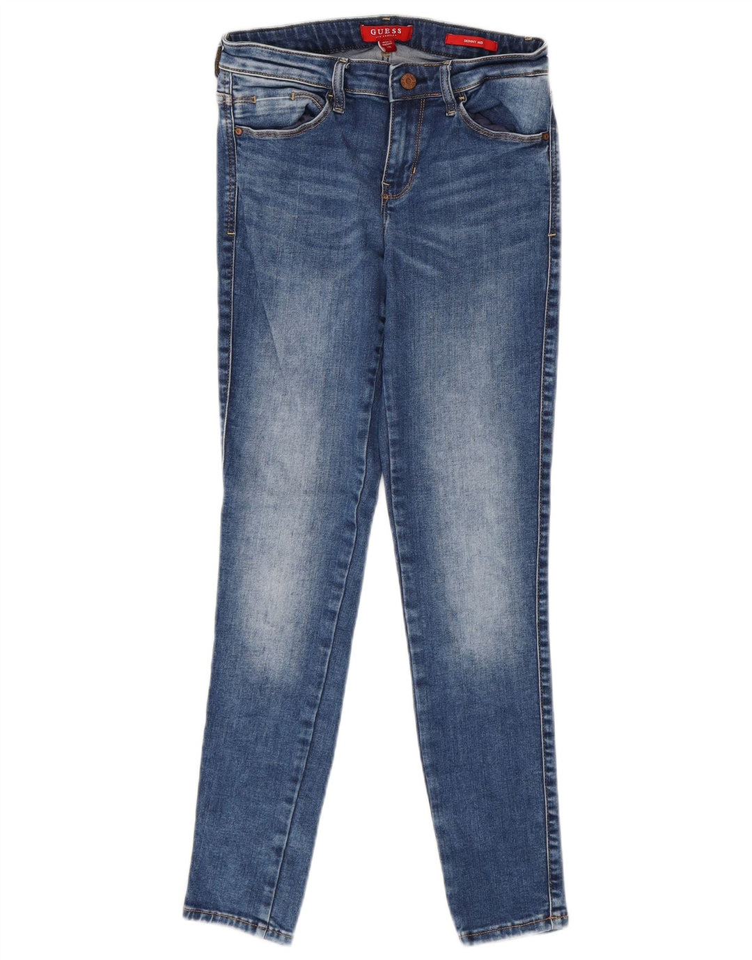 GUESS Womens Skinny Jeans W28 L27 Blue