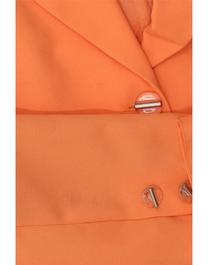 Prestige Γυναικείο σακάκι με 5 κουμπιά Blazer UK 12 Medium Orange