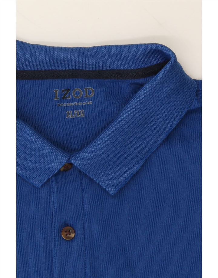 IZOD Mens Polo Shirt XL Blue Cotton Vintage Izod and Second-Hand Izod from Messina Hembry 