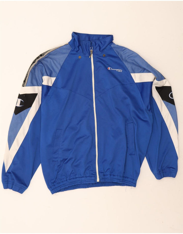 Ανδρική φόρμα Champion Top Jacket XL Blue Colourblock Polyester