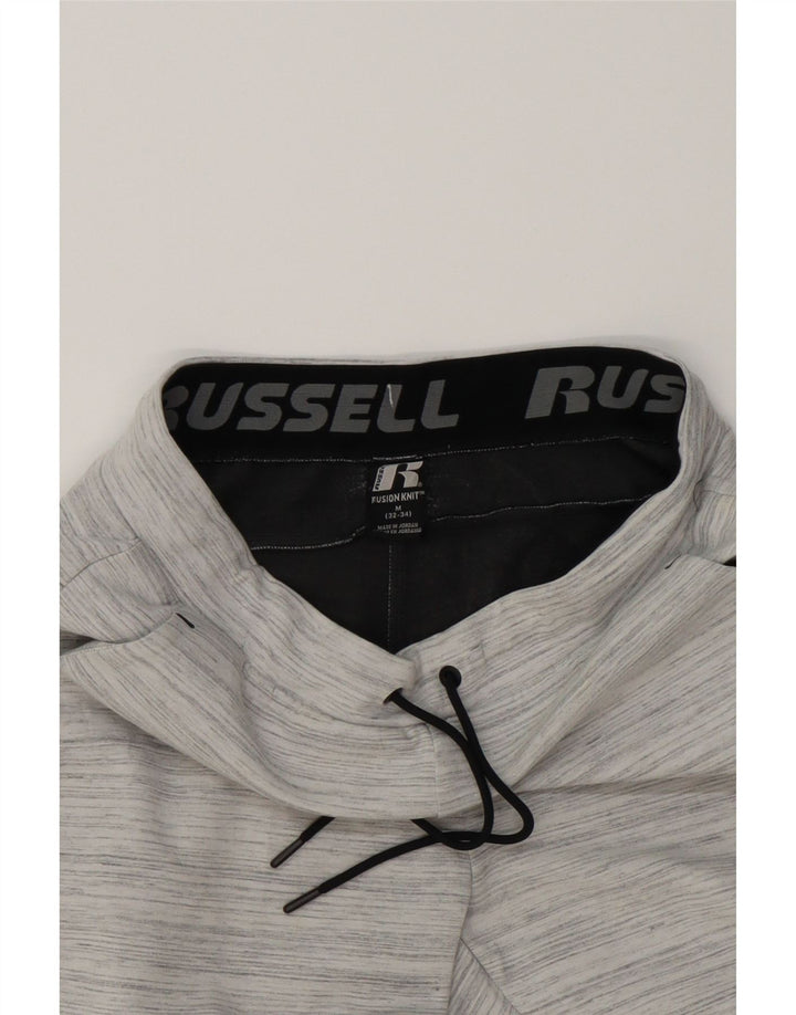 RUSSELL ATHLETIC Mens Tracksuit Trousers Joggers Medium Grey Flecked Vintage Russell Athletic and Second-Hand Russell Athletic from Messina Hembry 